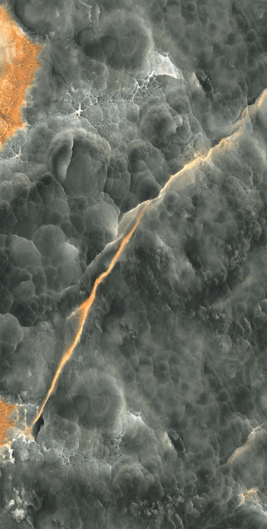 Volcanic Nero Shiny Sugar 60*120