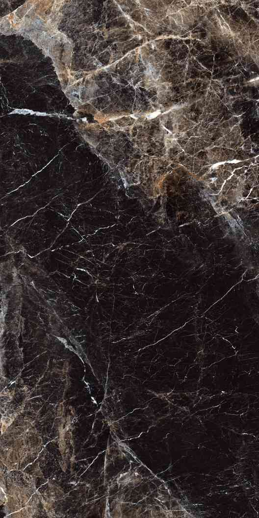 Настенная плитка Керамогранит  Gravita КЕРАМОГРАНИТ REGAL CAFFE MOKA ЧЕРНЫЙ 80x160 Суперполированная для прихожей, кухни и гостиной