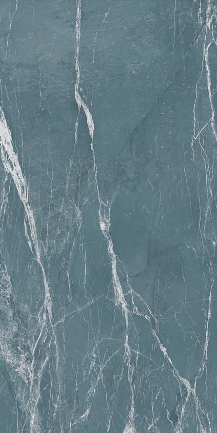 Настенная плитка Керамогранит  Gravita КЕРАМОГРАНИТ GLIZZ AQUA БИРЮЗОВЫЙ FUSION 60x120 Карвинг для прихожей, кухни и гостиной