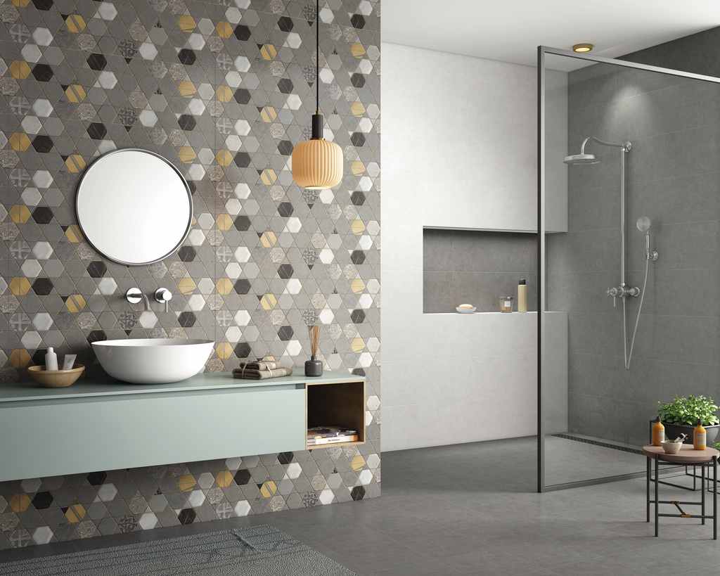 Настенная плитка   Gravita CEMENTO  для прихожей, кухни и гостиной